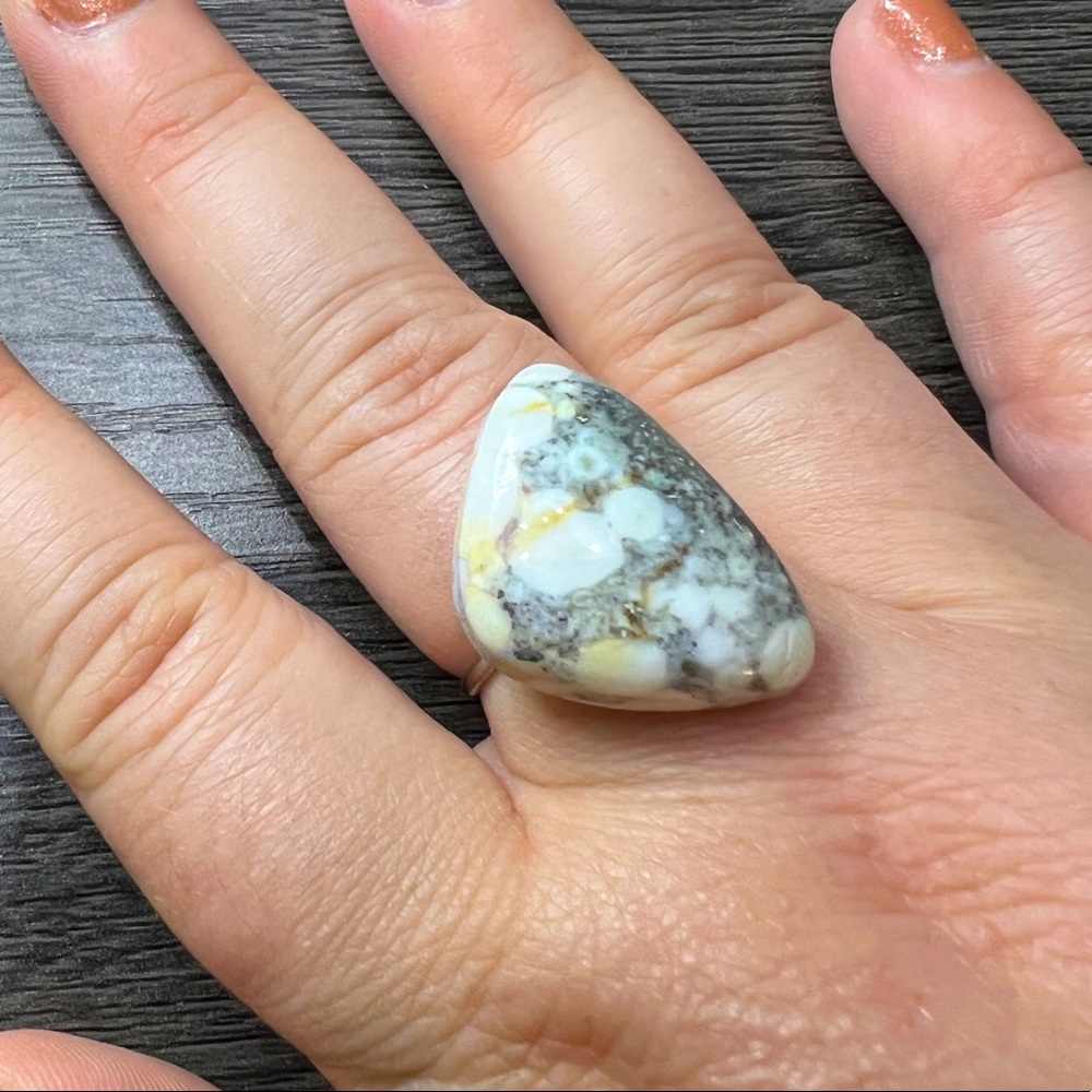 Cobra Jasper Stone Ring